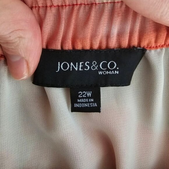 Jones   Co Multicolor Skirt Women's Size 22W Lined - Picture 7 of 9